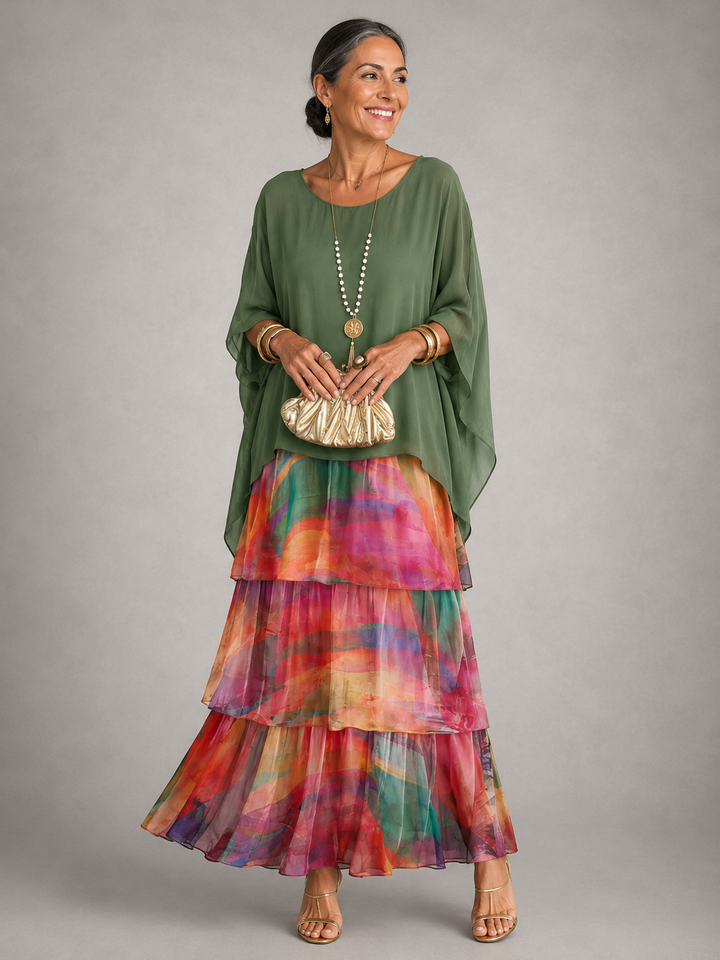 Elegant Flowing Women's Maxi Dress