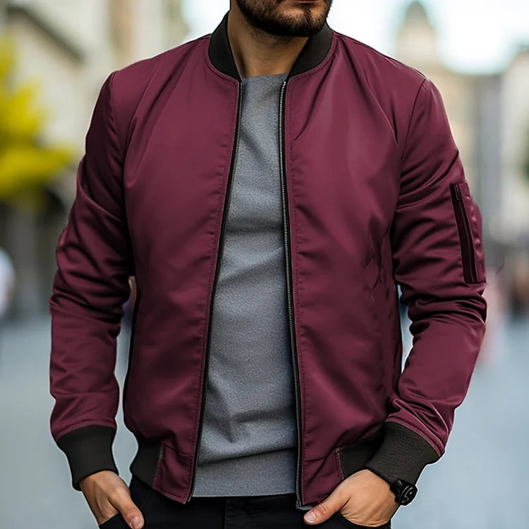 Classic Men's Bomber Jacket - Pilot Style with a Modern Fit