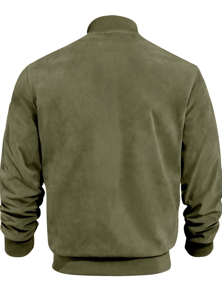 Vintage Suede-Look Men's Jacket