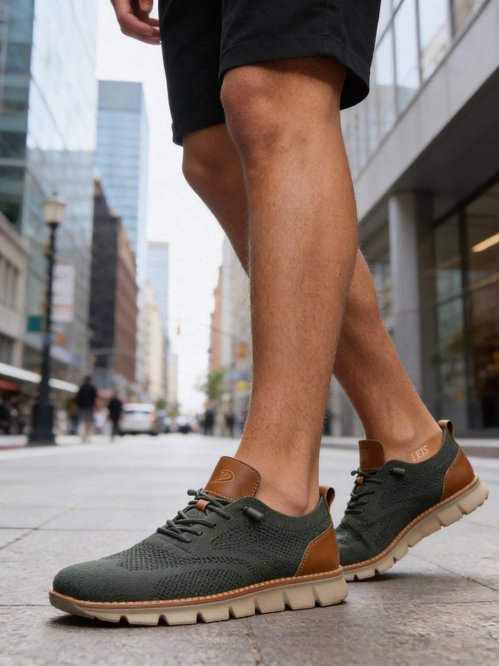 Lightweight Breathable Men's Knit Sneakers
