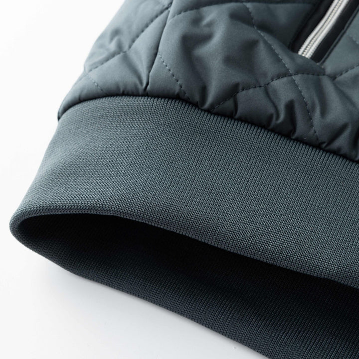 Quilted Warm Men's Winter Jacket with Fleece Lining