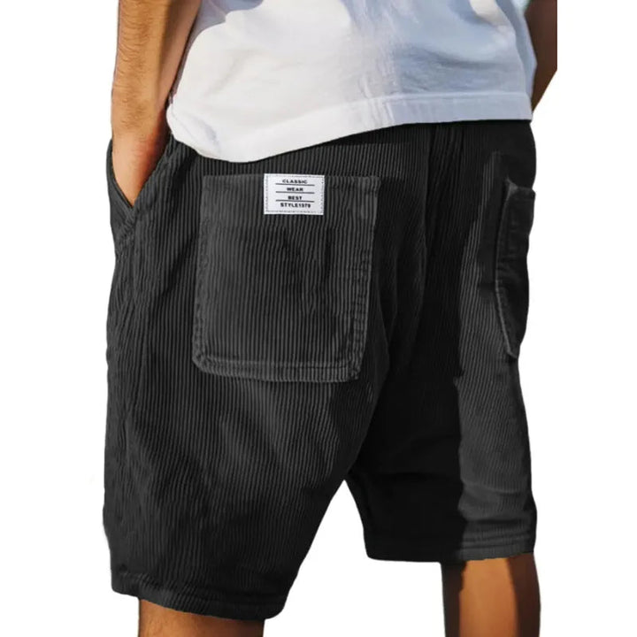 Elegant Men's Velvet Shorts