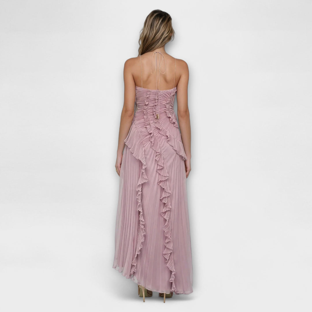 Elegant Sleeveless Women's Maxi Dress - Flowy Fit for Special Occasions