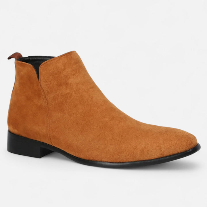 Elegant Square Toe Chelsea Boots for Men