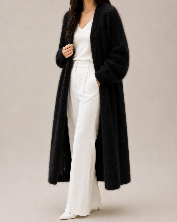 Soft Cozy Women's Mohair Cardigan