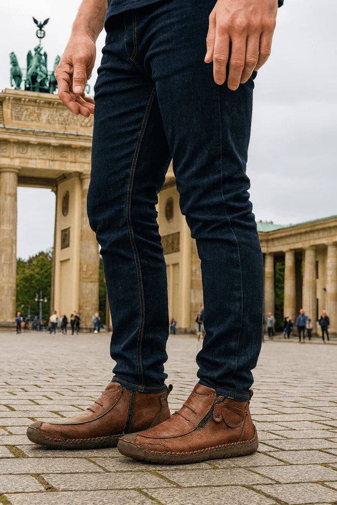 Elegant Men's Comfort Shoes with Ergonomic Support - Versatile for Office and Casual Wear