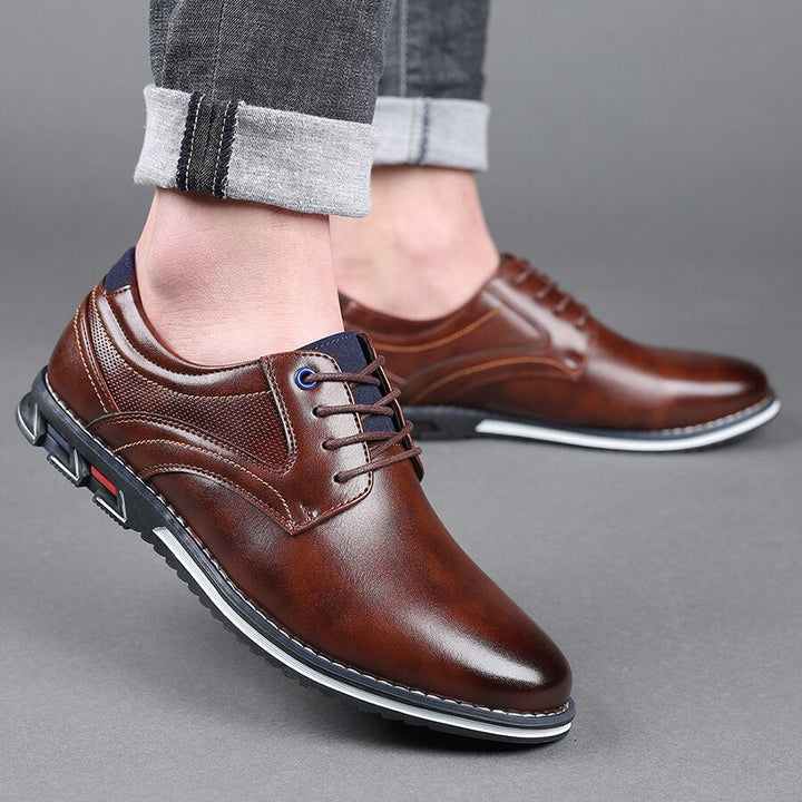 Orthopedic Business Men's Lace-Up Shoes