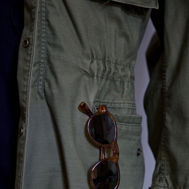 Rugged Men's Military-Style Field Jacket