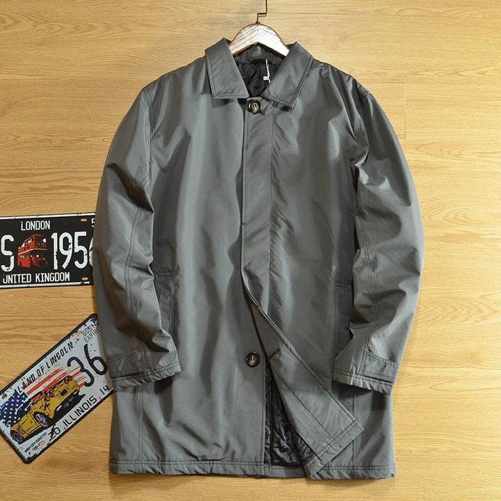 Weather-Resistant Men's Coastal Coat - Windproof and Water-Repellent