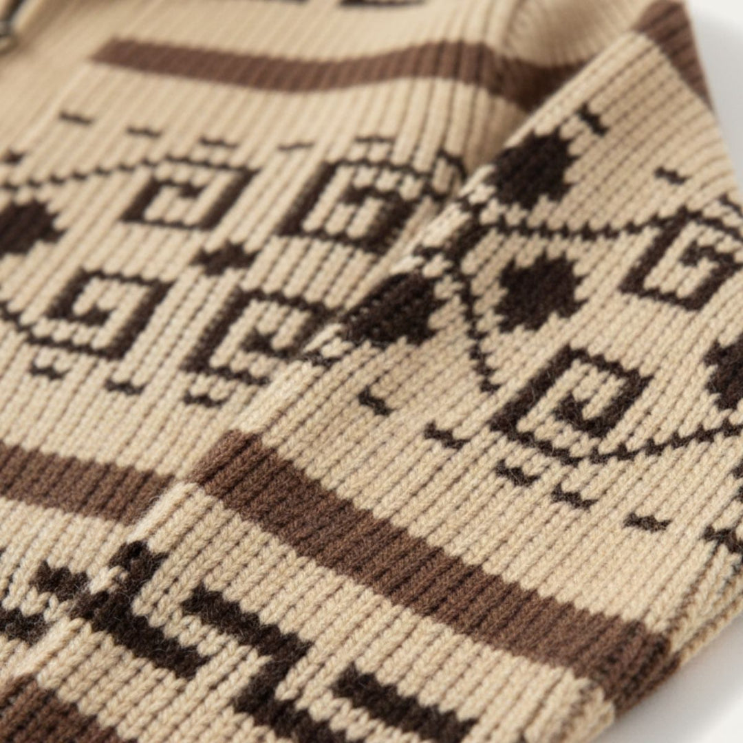Classic Warm Men's Shawl Collar Knit Cardigan
