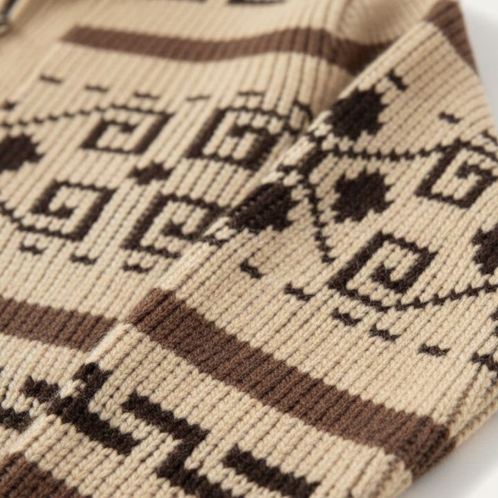 Classic Warm Men's Shawl Collar Knit Cardigan