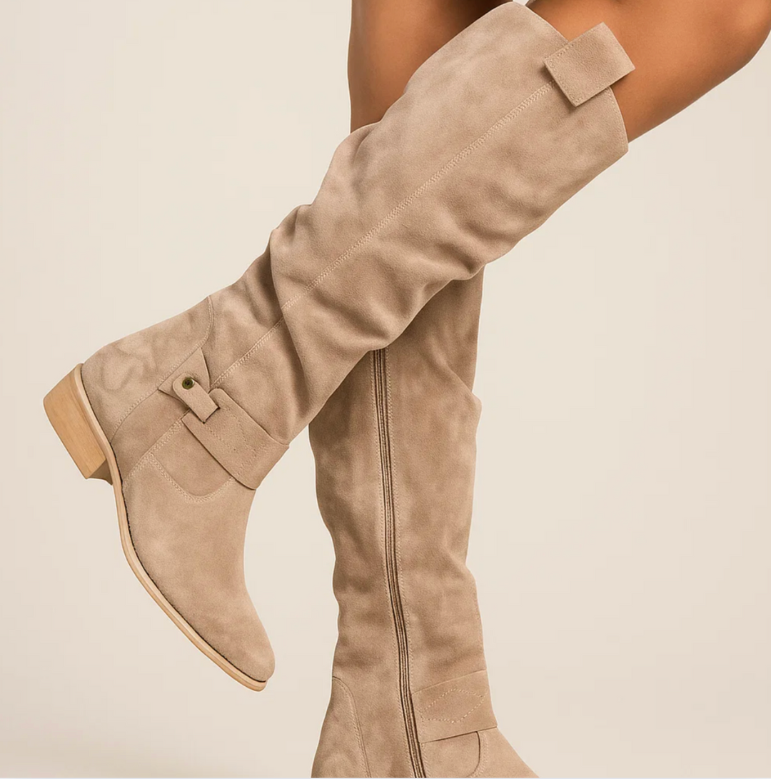 Elegant Suede Boots for Women
