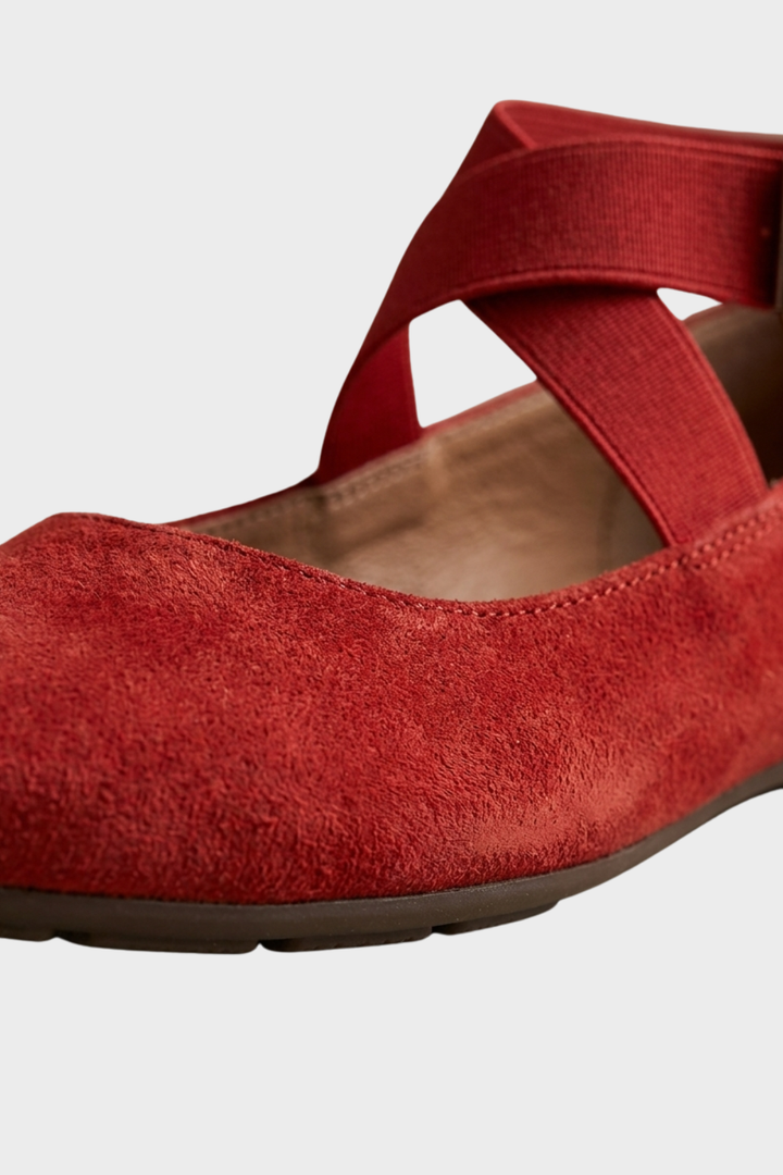 Elegant Comfortable Women's Ballet Flats with Cross Straps