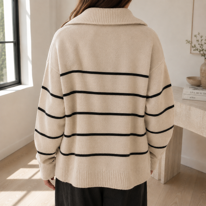 Stylish Oversized Women's Button-Up Cardigan