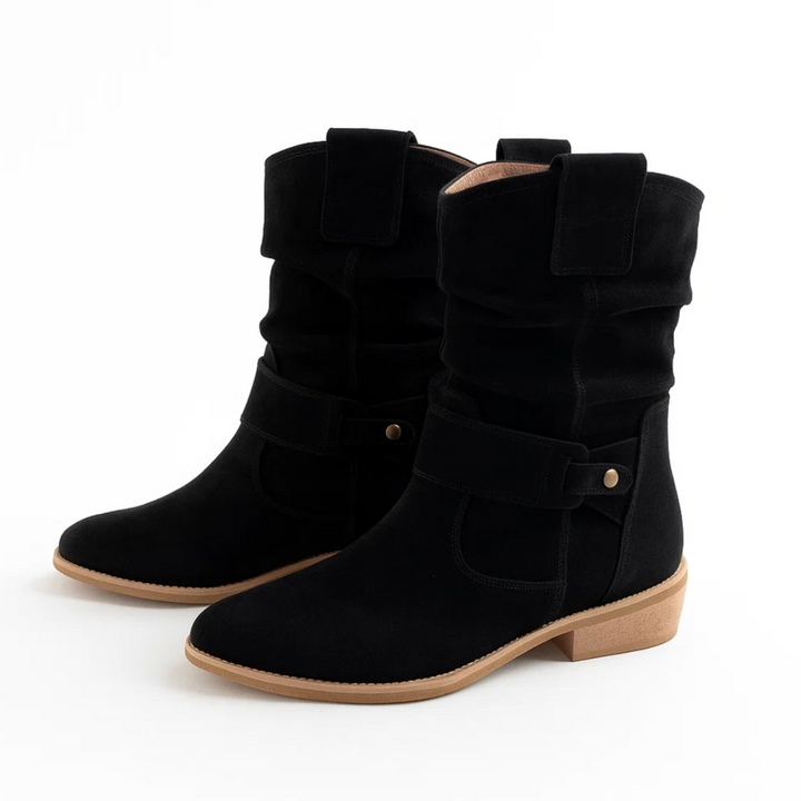 Elegant Suede Ankle Boots for Women