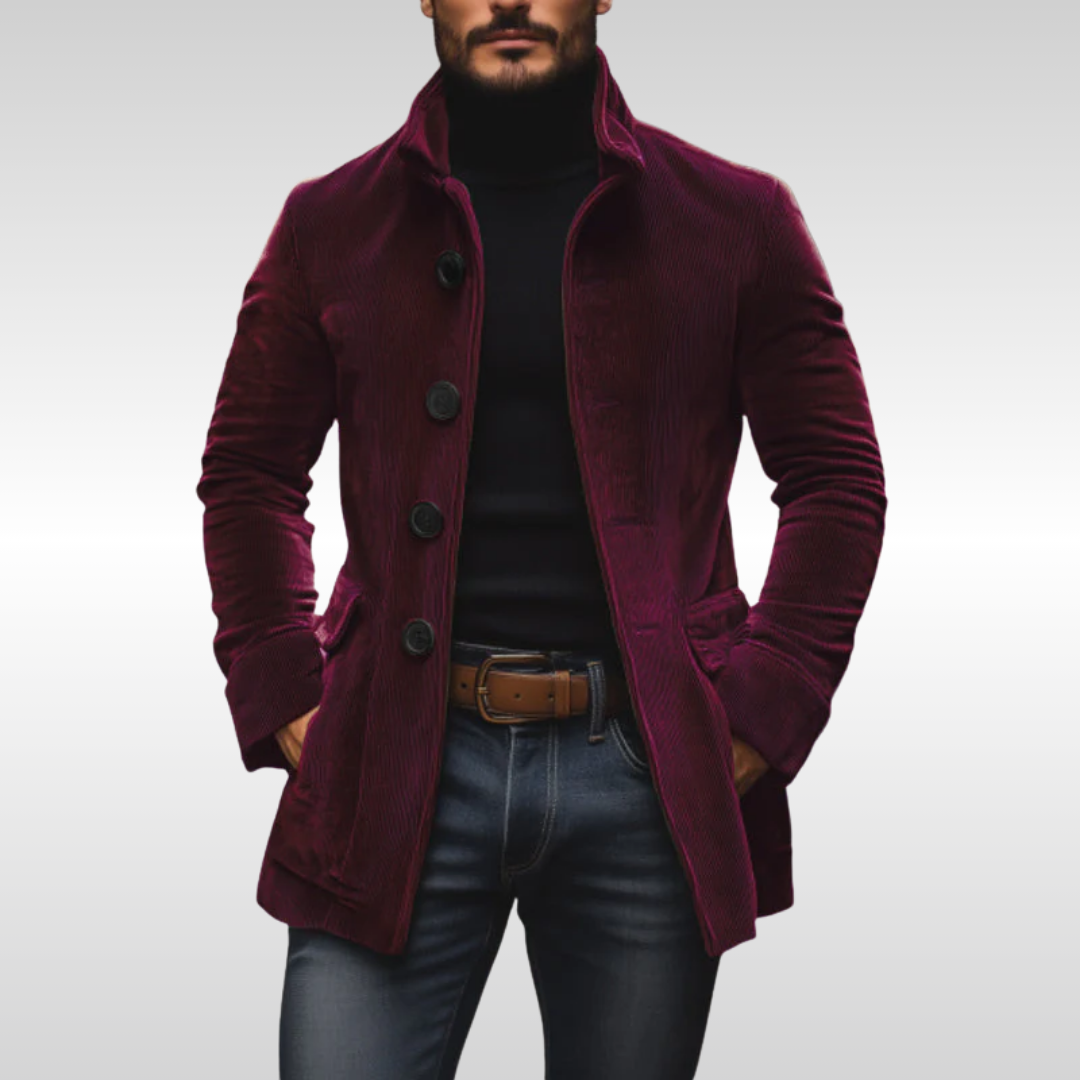 Elegant Corduroy Jacket for Men