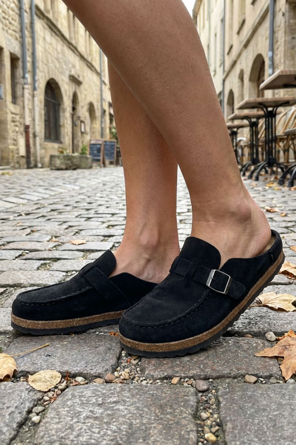Comfortable Ergonomic Women's Clogs with Buckle