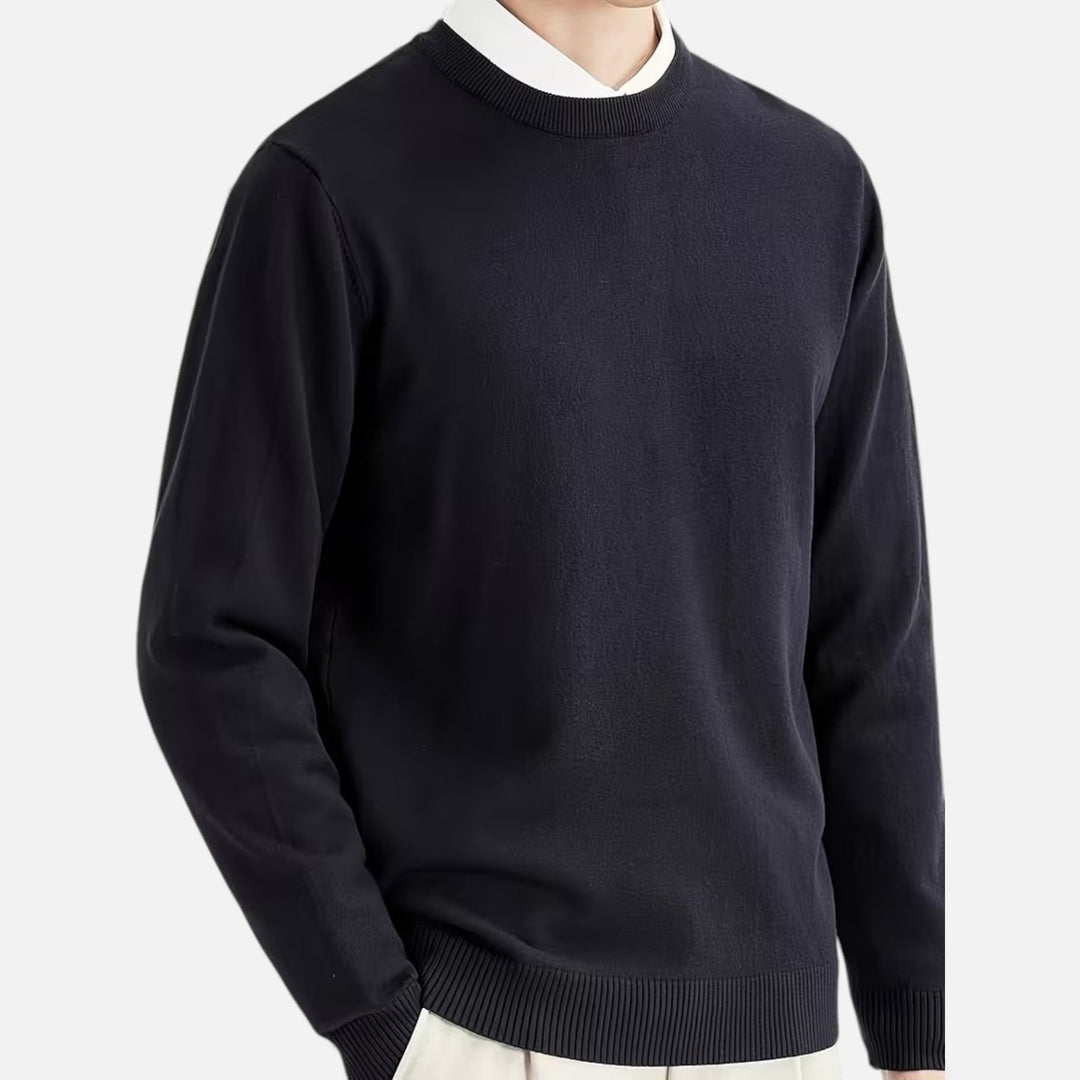 Classic Warm Men's Crew Neck Sweater