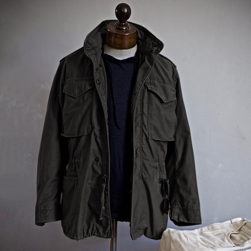 Rugged Men's Military-Style Field Jacket