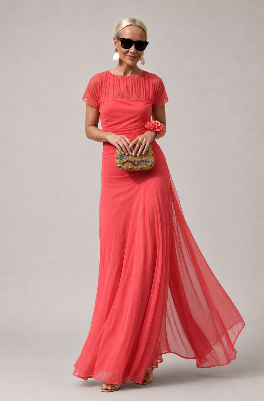 Elegant Lightweight Women's Chiffon Dress