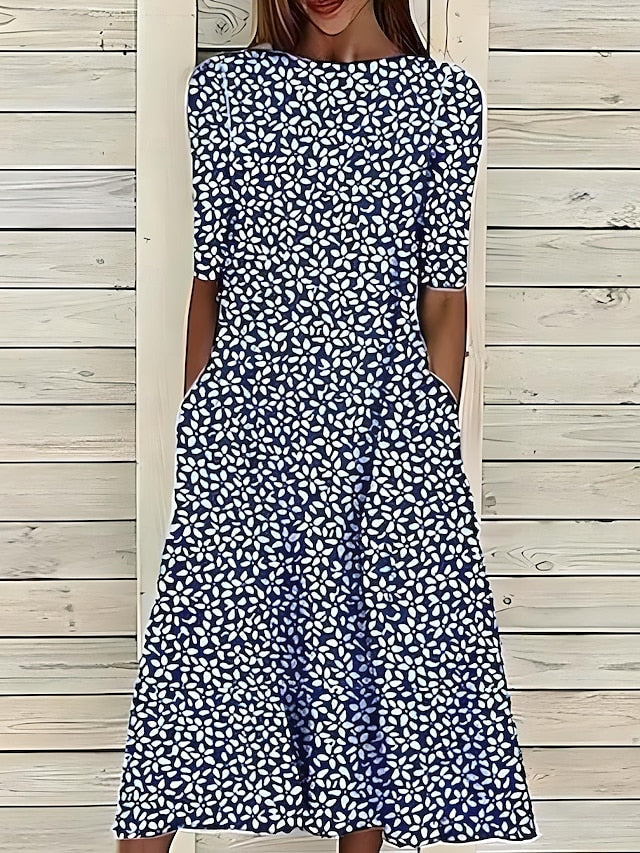 Elegant Flowing Women Maxi Dress