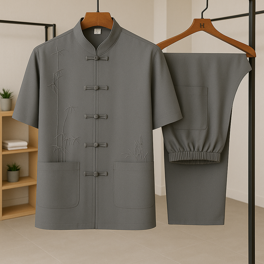 Elegant Men's Silk Set