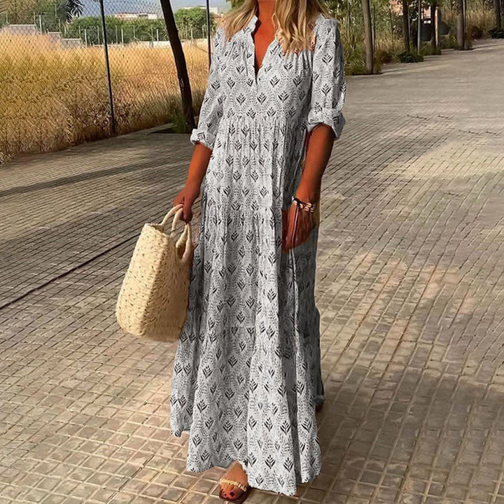 Elegant Flowy Boho Women's Maxi Dress