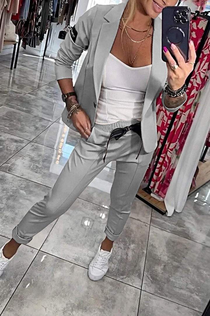 Relaxed Two-Piece Set Women's Matching Outfit