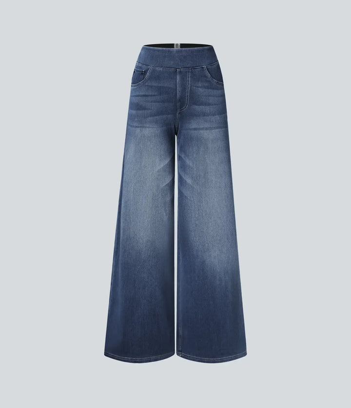 Women's High-Waist Elastic Stretch Jeans