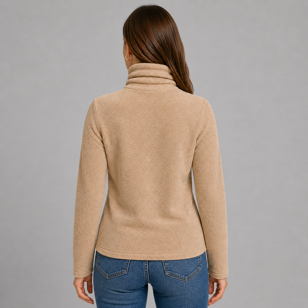 Soft Elegant Women's Cashmere Blend Turtleneck Sweater