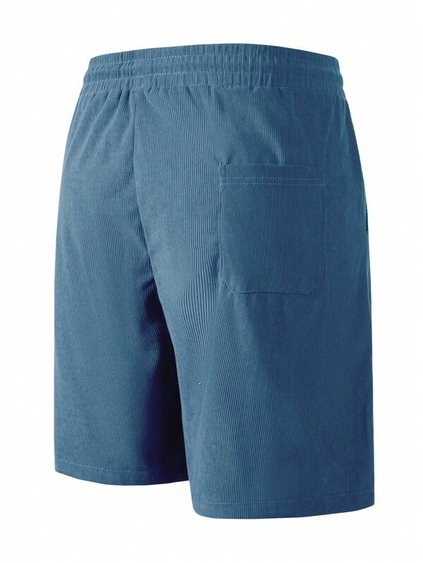 Casual Relaxed-Fit Men's Drawstring Shorts