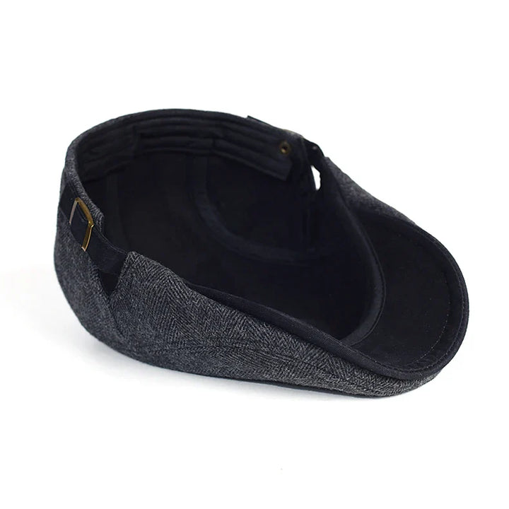 Classic Men's Beret - Adjustable and Timeless Elegant