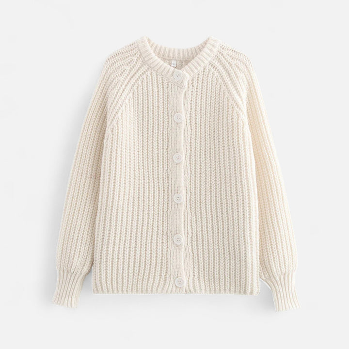 Classic Vintage Women's Crew Neck Cardigan