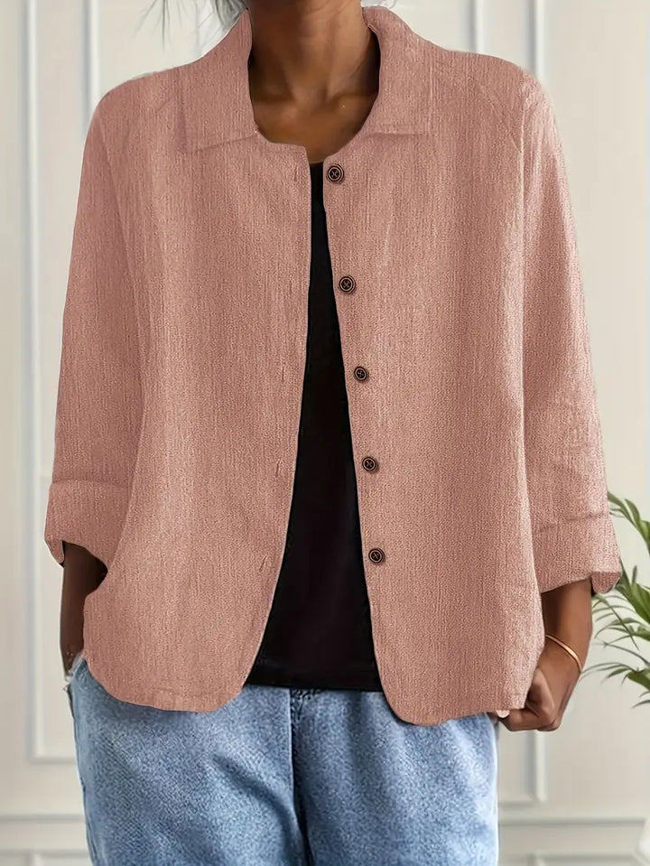 Lightweight Cotton Women's Top for Transitional Weather