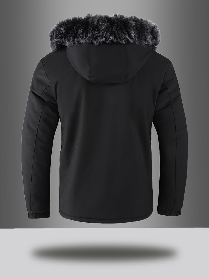Men's Warm Winter Parka with Hood