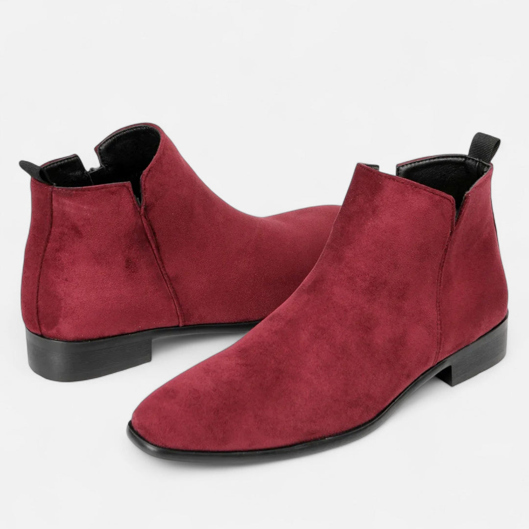 Elegant Square Toe Chelsea Boots for Men