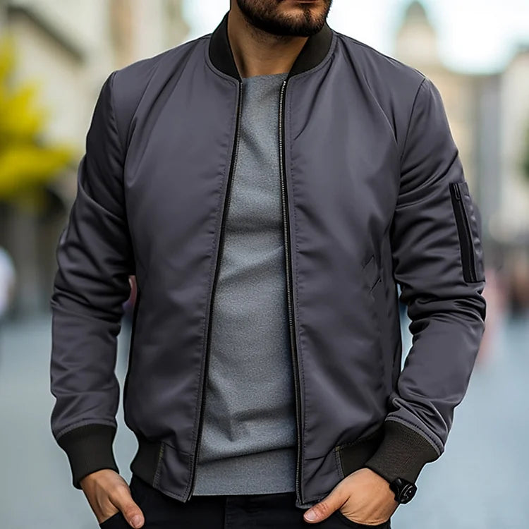 Classic Men's Bomber Jacket - Pilot Style with a Modern Fit