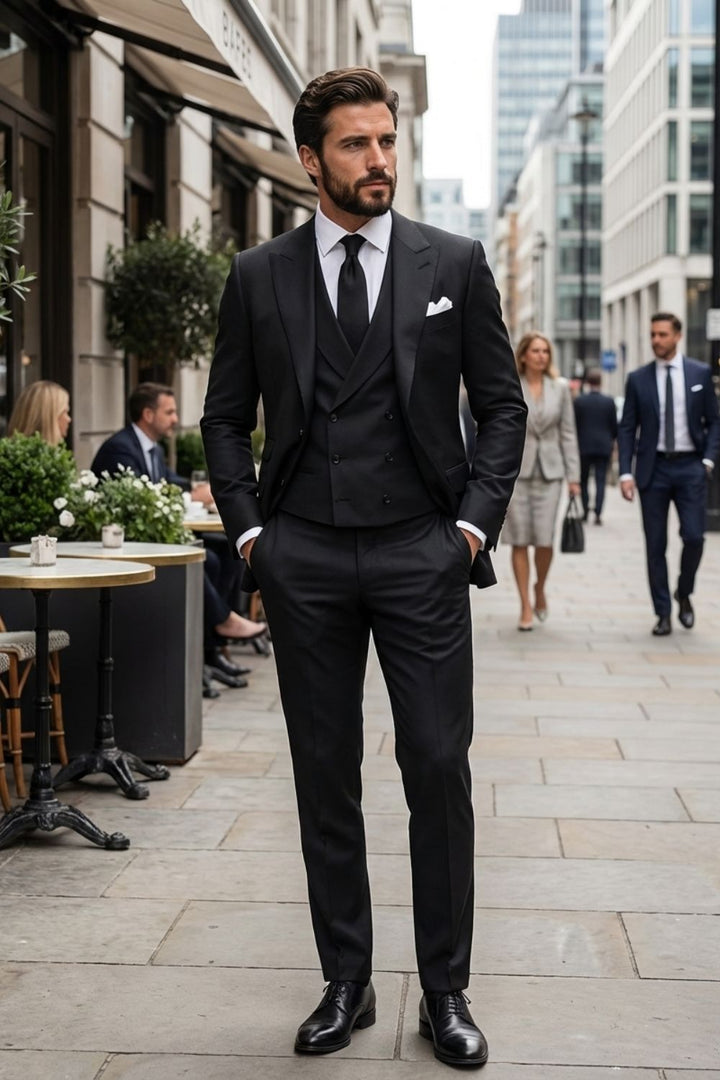 Classic Elegant Men's 3-Piece Suit