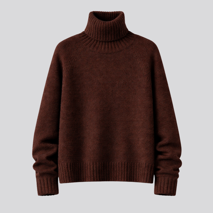 Soft Warm Women's Merino Wool Turtleneck Sweater