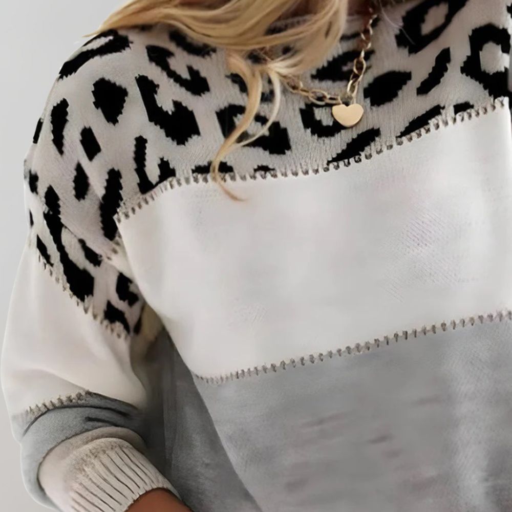 Warm Women's Knit Sweater - Classic & Comfortable for Cool Days