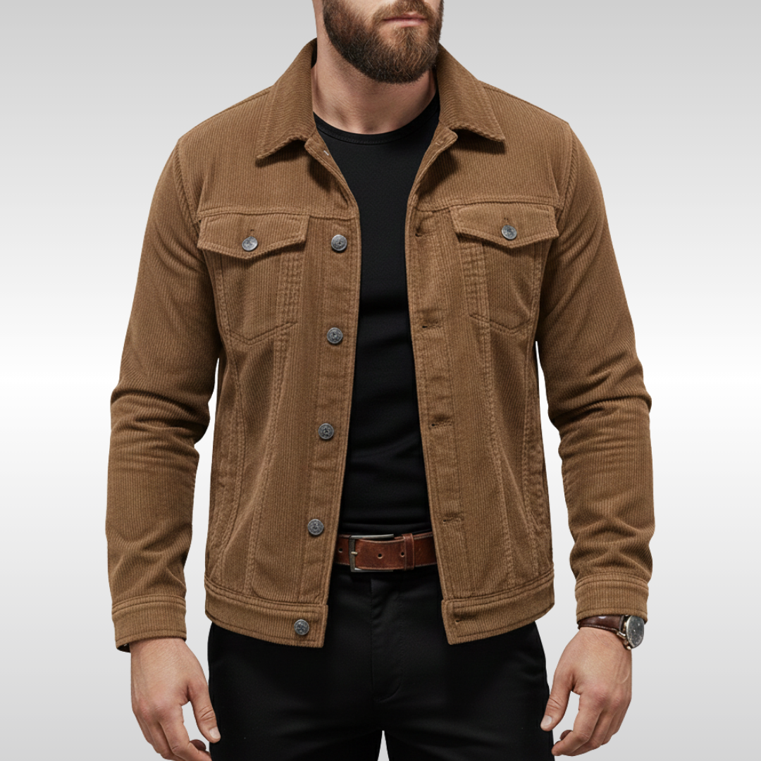 Classic Corduroy Men's Jacket with Modern Comfort