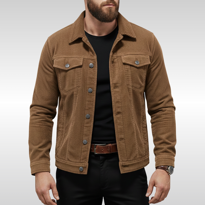 Classic Corduroy Men's Jacket with Modern Comfort