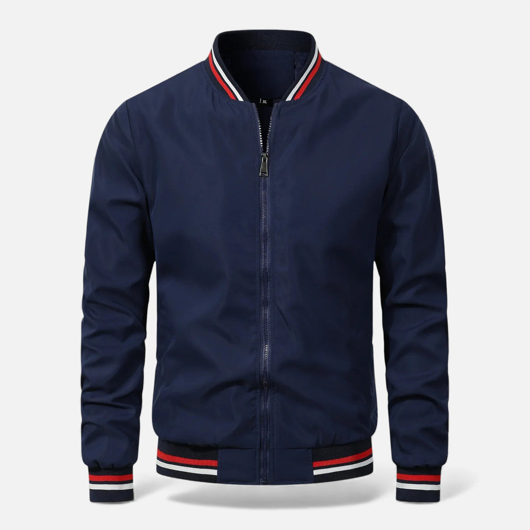 Warm Thick Men's Bomber Jacket for Fall and Winter