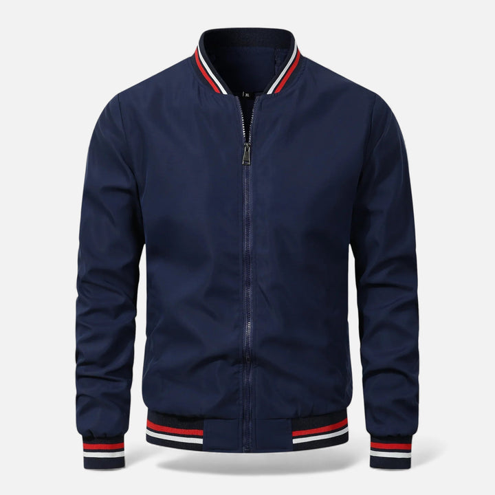 Warm Thick Men's Bomber Jacket for Fall and Winter