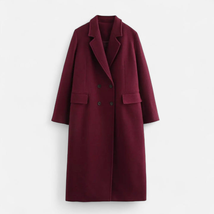 Elegant Double-Breasted Trench Coat for Women