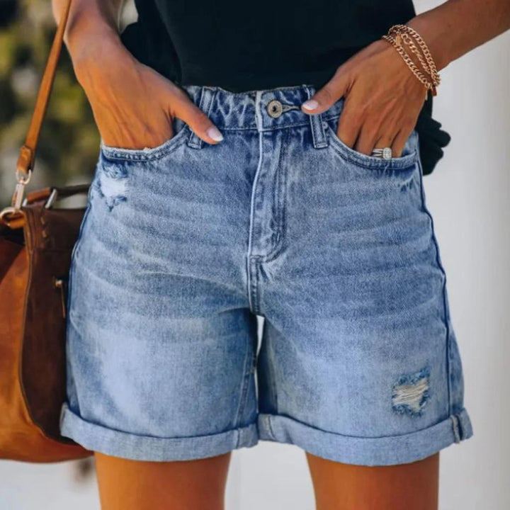 Chic High-Waist Women's Shorts