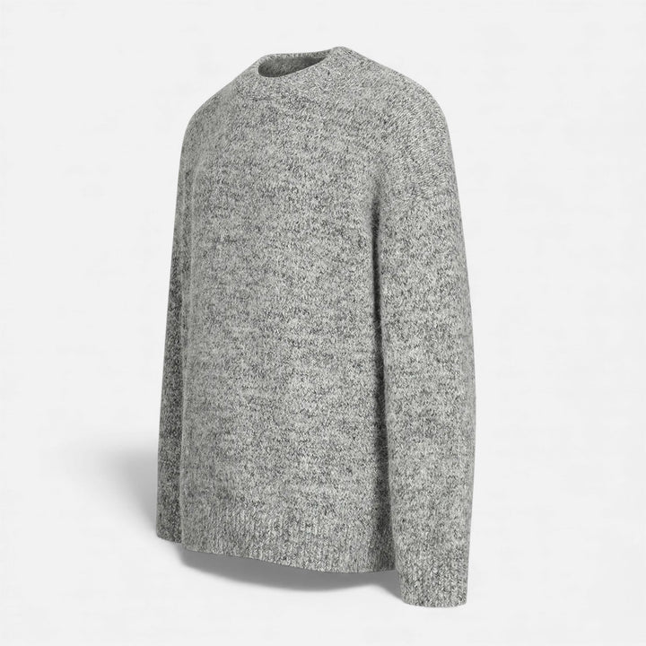 Classic Wool-Effect Men's Crew Neck Sweater