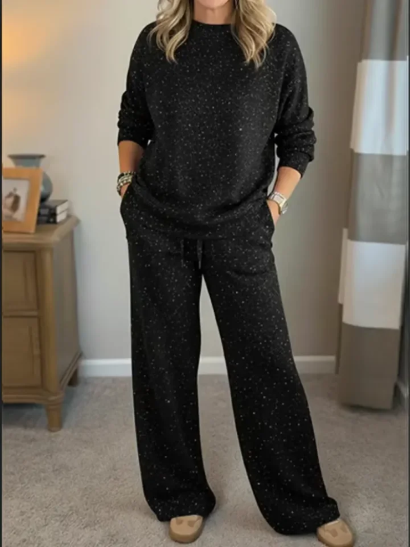 Cozy Knit Lounge Set Women's Two-Piece