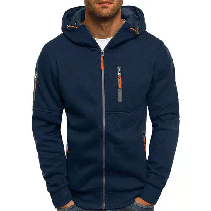 Men's Zip-Up Hoodie Sweatshirt - Breathable and Comfortable