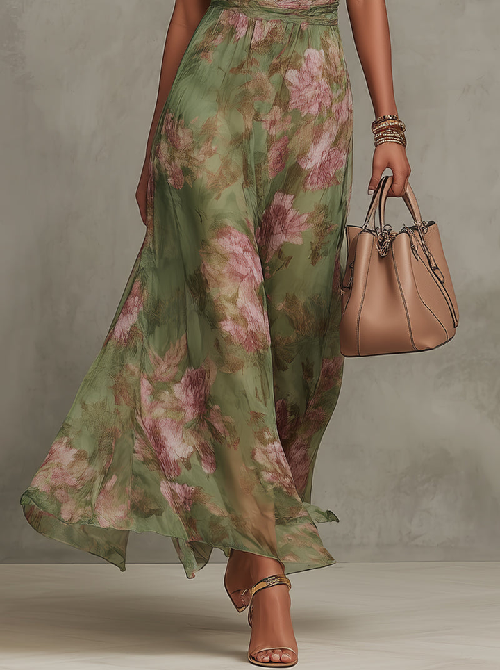 Elegant Summer Floral Dress for Women
